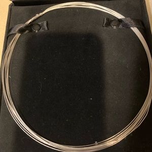 Several strand sterling silver choker necklace NWOT